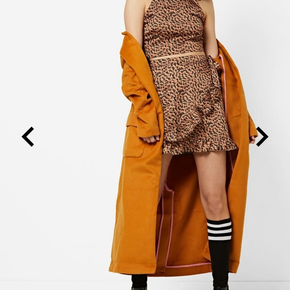 Leopard print mock wrap skirt - Picture 7 of 8